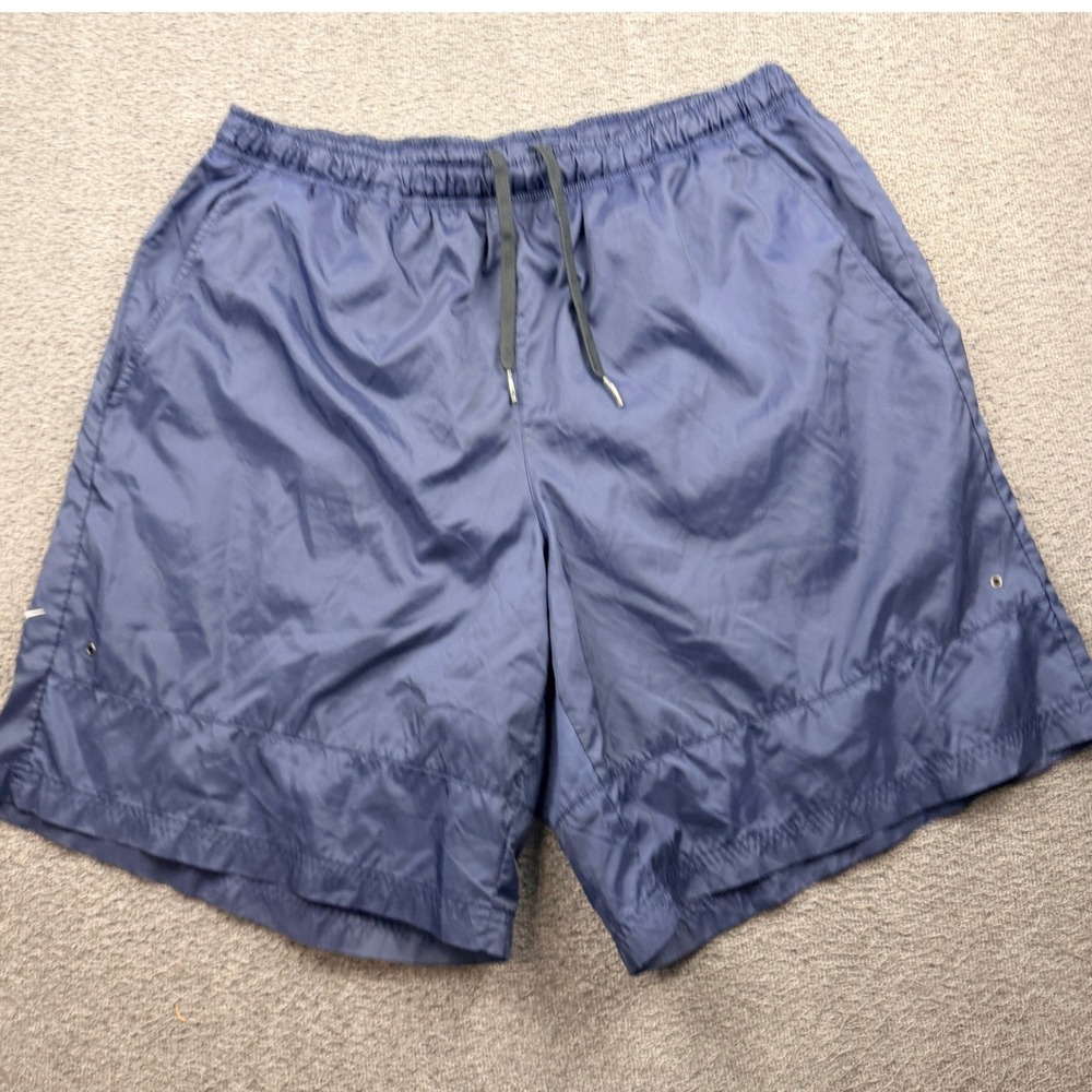 Nike Men's XXL Blue Nylon‎ Mesh Lined Athletic Board Shorts Swim Trunks